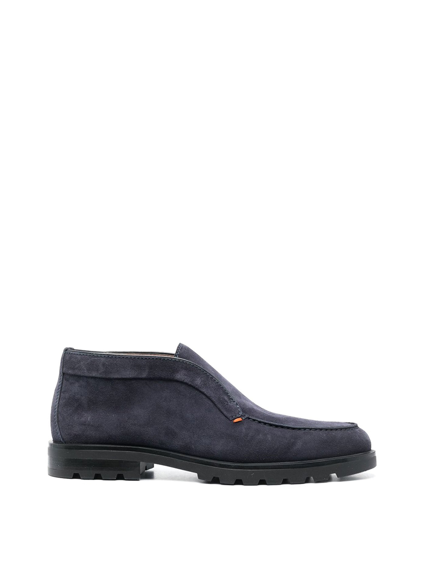 Велурени боти 'Slip-on style' Santoni
