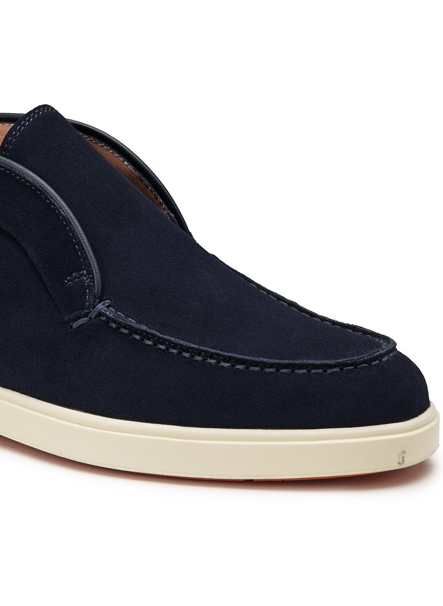 Велурени боти 'Slip-on style' Santoni