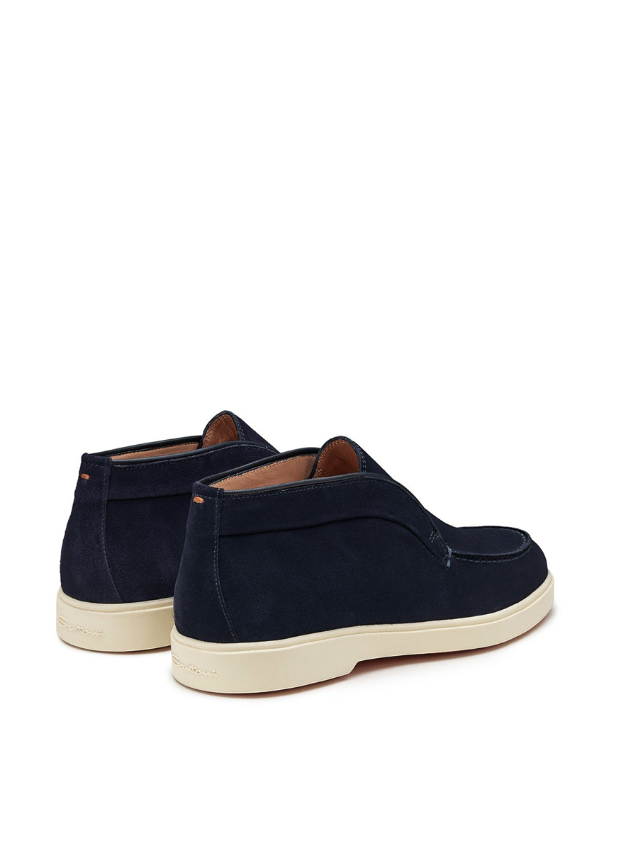 Велурени боти 'Slip-on style' Santoni