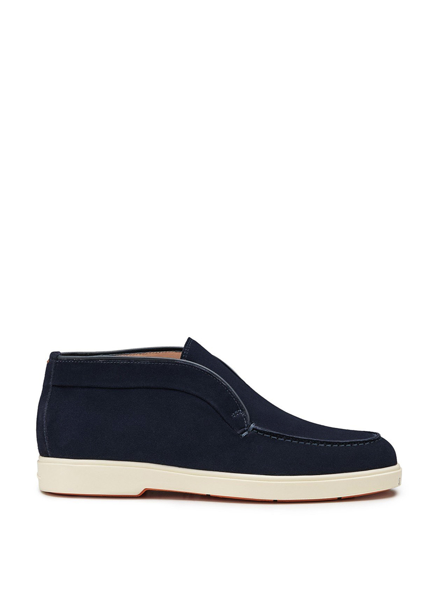 Велурени боти 'Slip-on style' Santoni