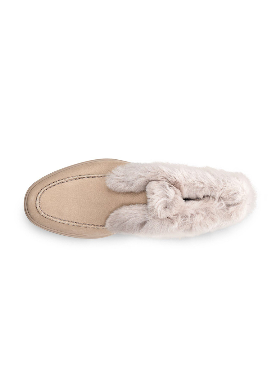 Боти от набук с мека подплата Santoni