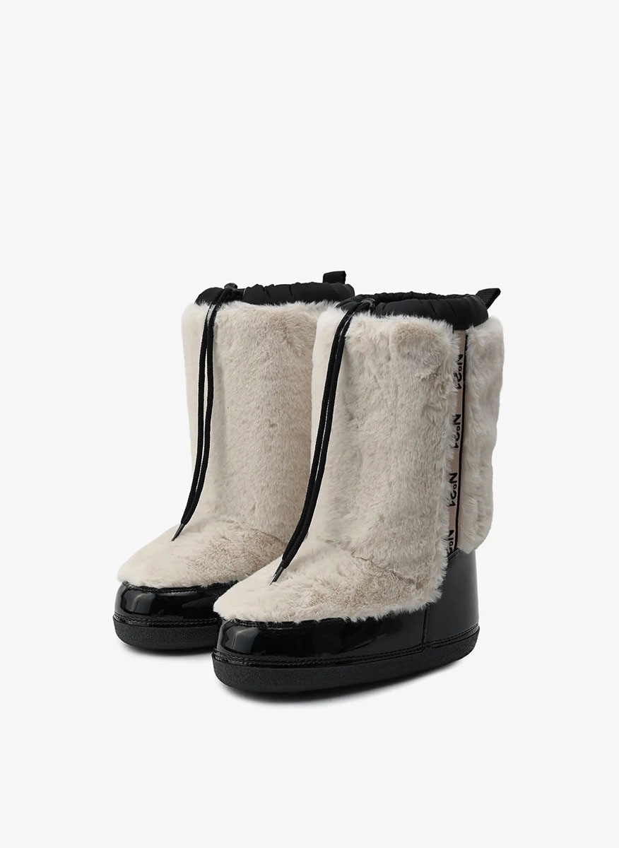 N°21 Kids logo-patch boots