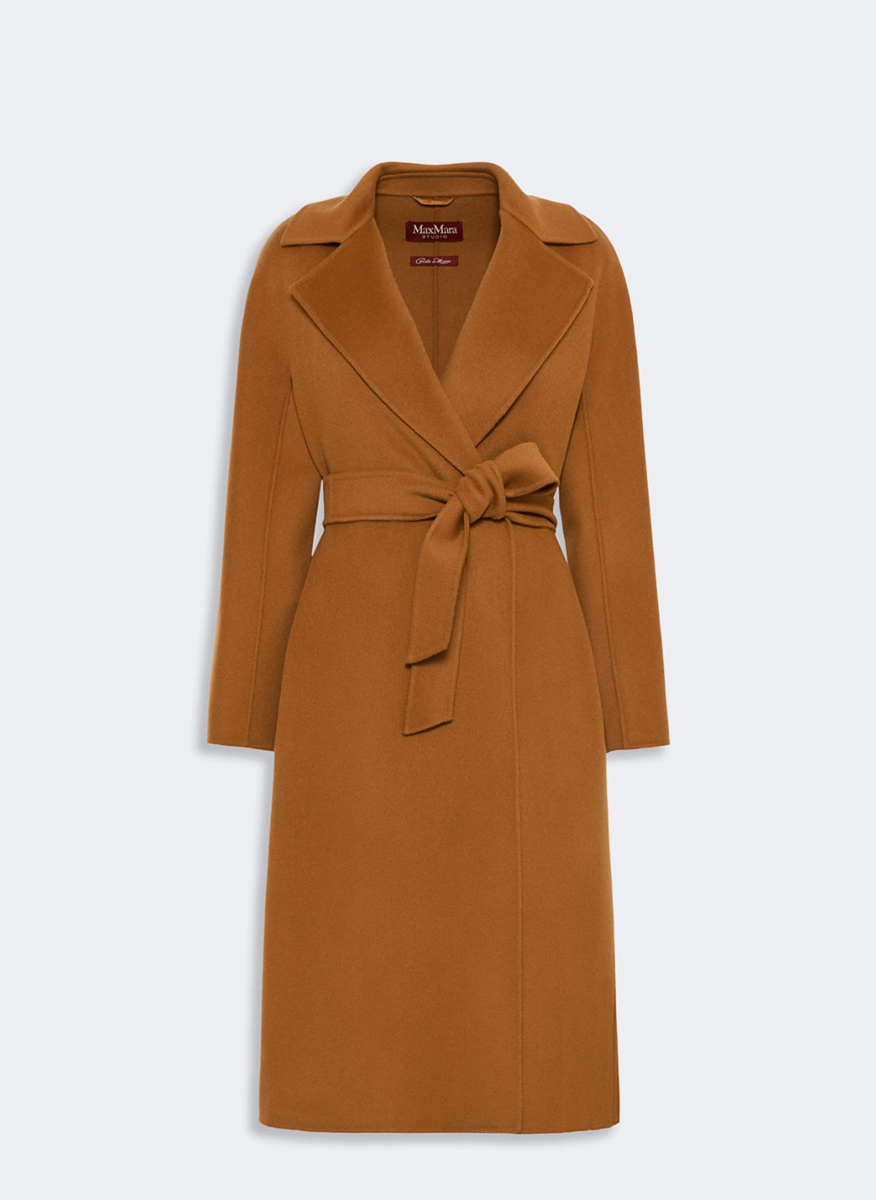 Палто от фина вълна и коприна Max Mara Studio Mstcles