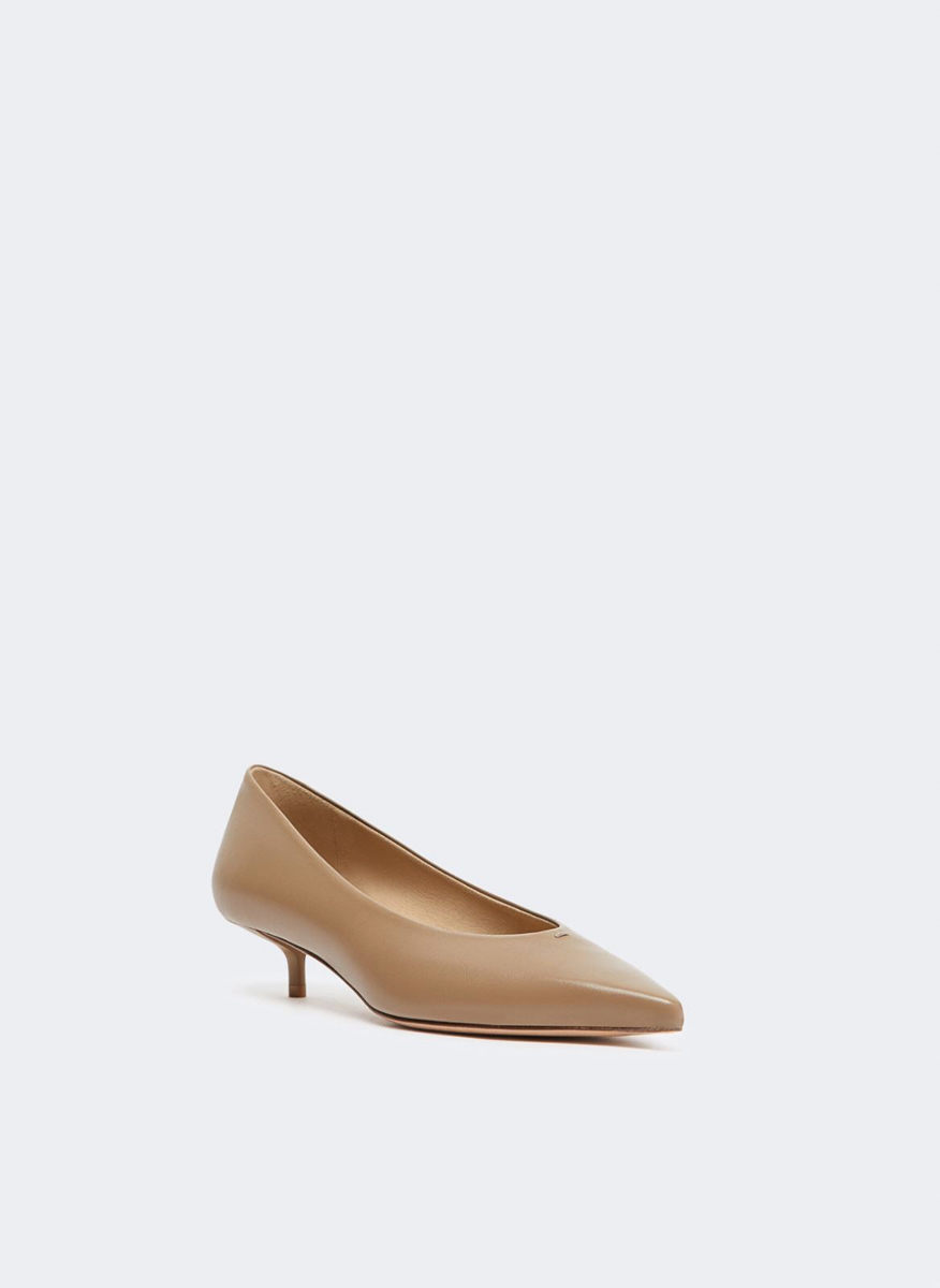 Кожени обувки на ток Max Mara Mxabeati