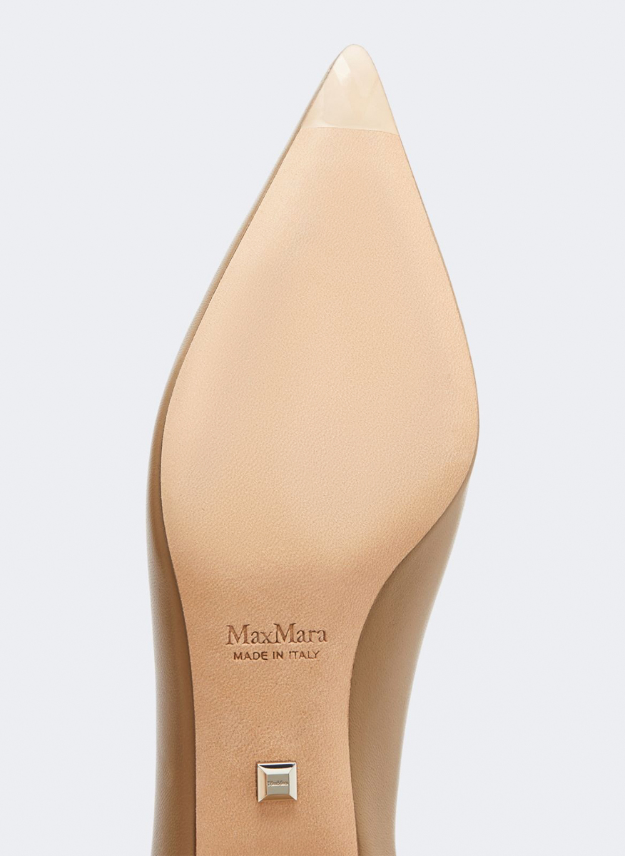 Кожени обувки на ток Max Mara Mxabeati