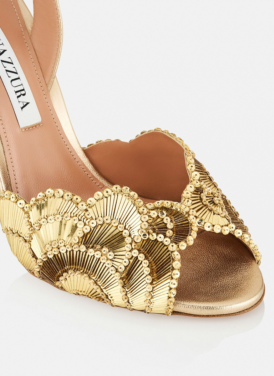 Сандали с пайети 'Ce Soir' Aquazzura5