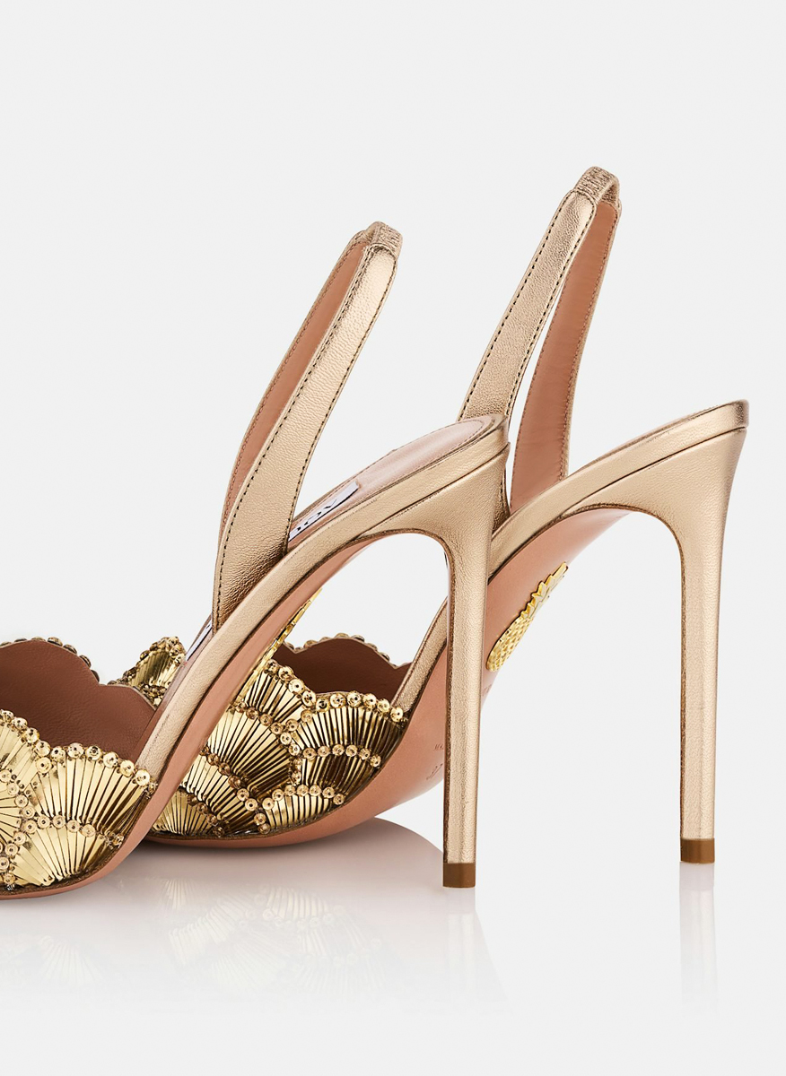 Сандали с пайети 'Ce Soir' Aquazzura4