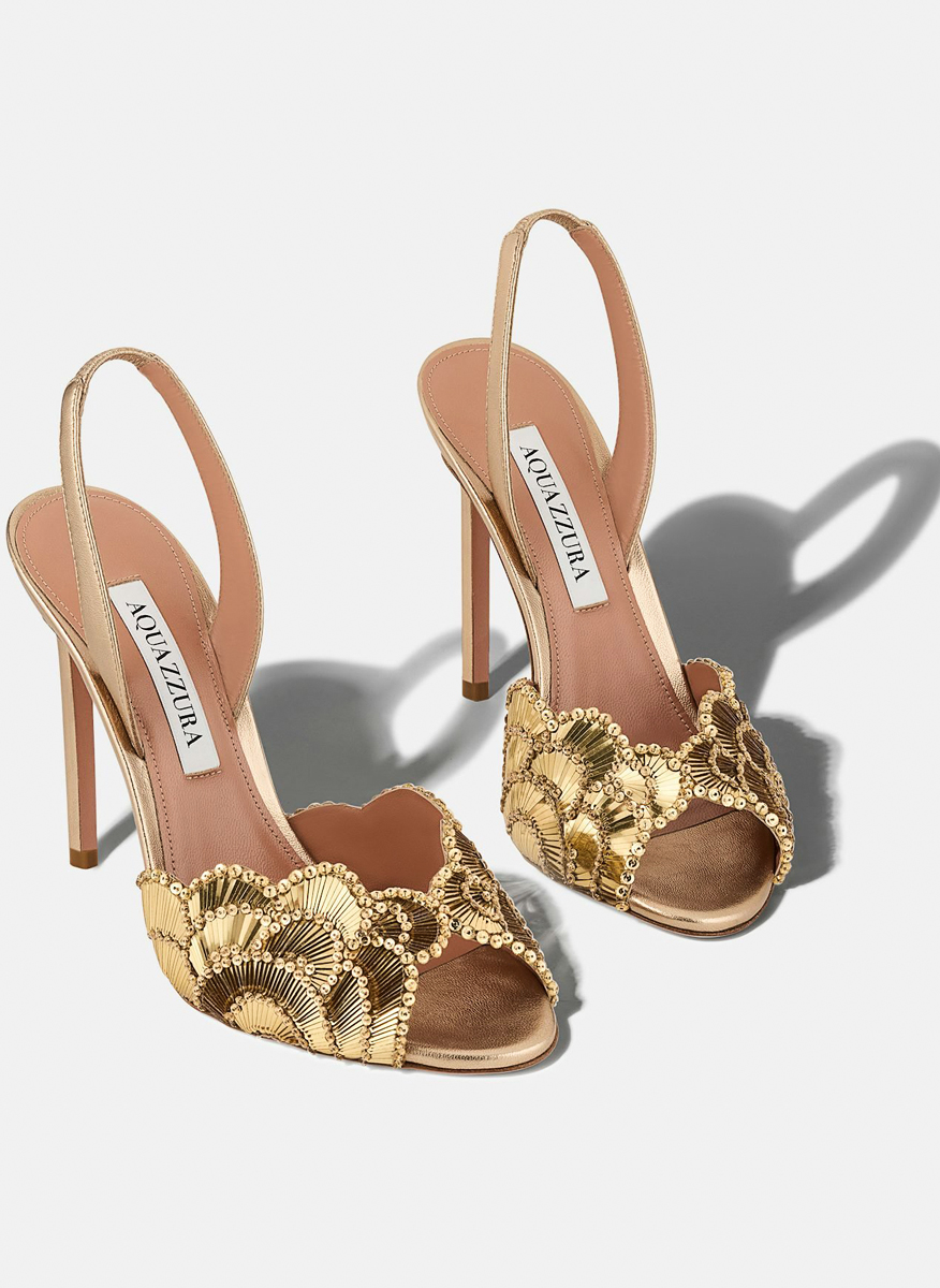 Сандали с пайети 'Ce Soir' Aquazzura3