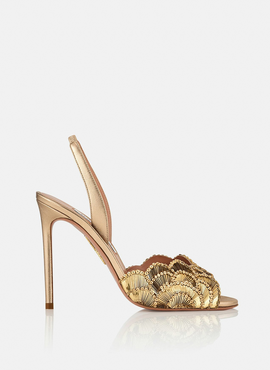 Сандали с пайети 'Ce Soir' Aquazzura1