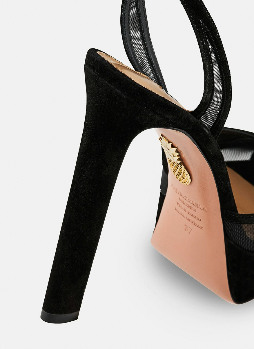 Сандали на ток с мрежа 'Shear Plateau' Aquazzura4