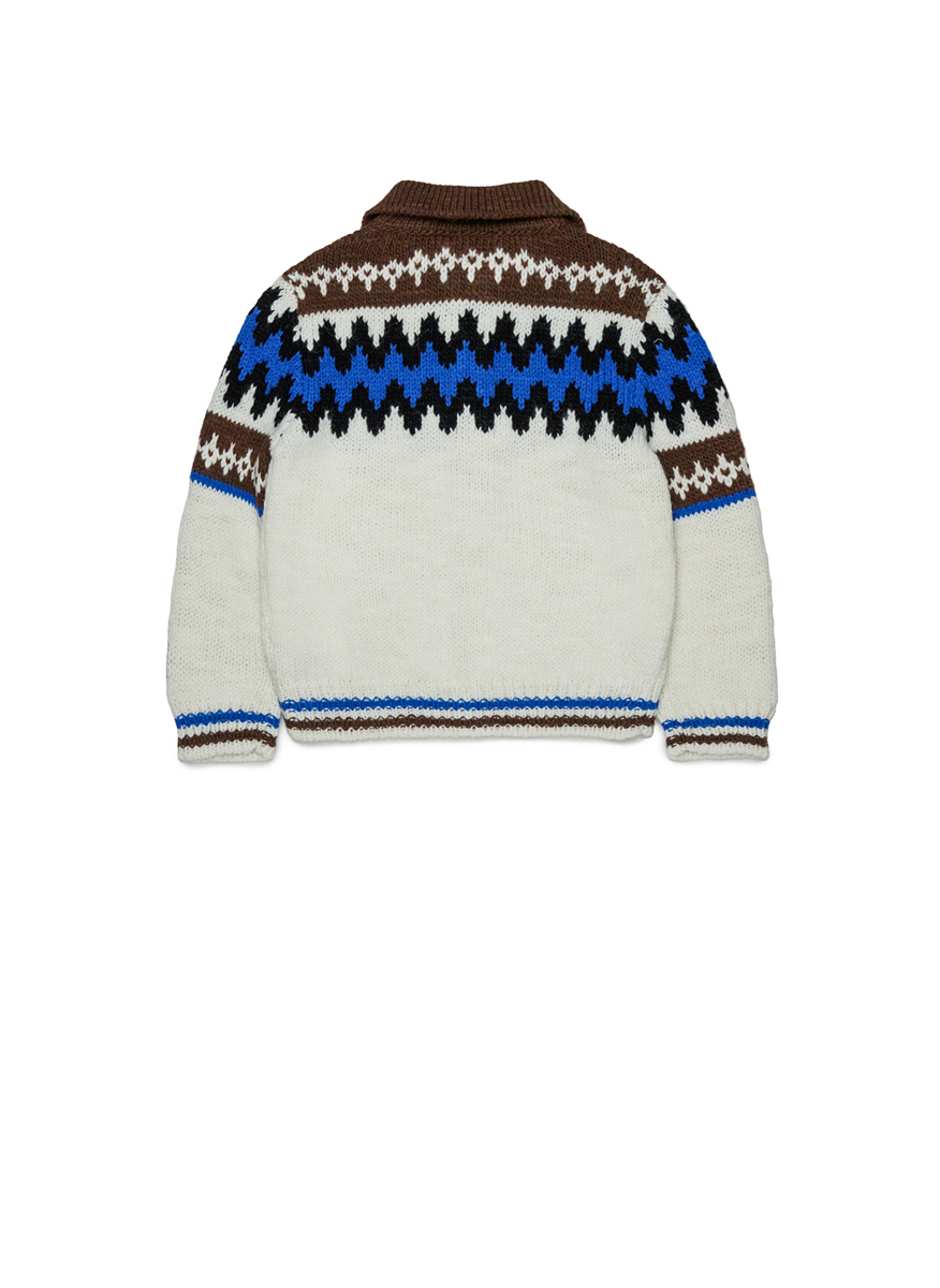 Nº21 Kids jacquard cardigan