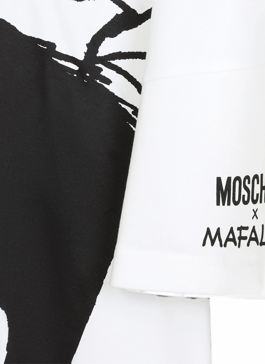 T-shirt рокля с 'Mafalda' принт Moschino4