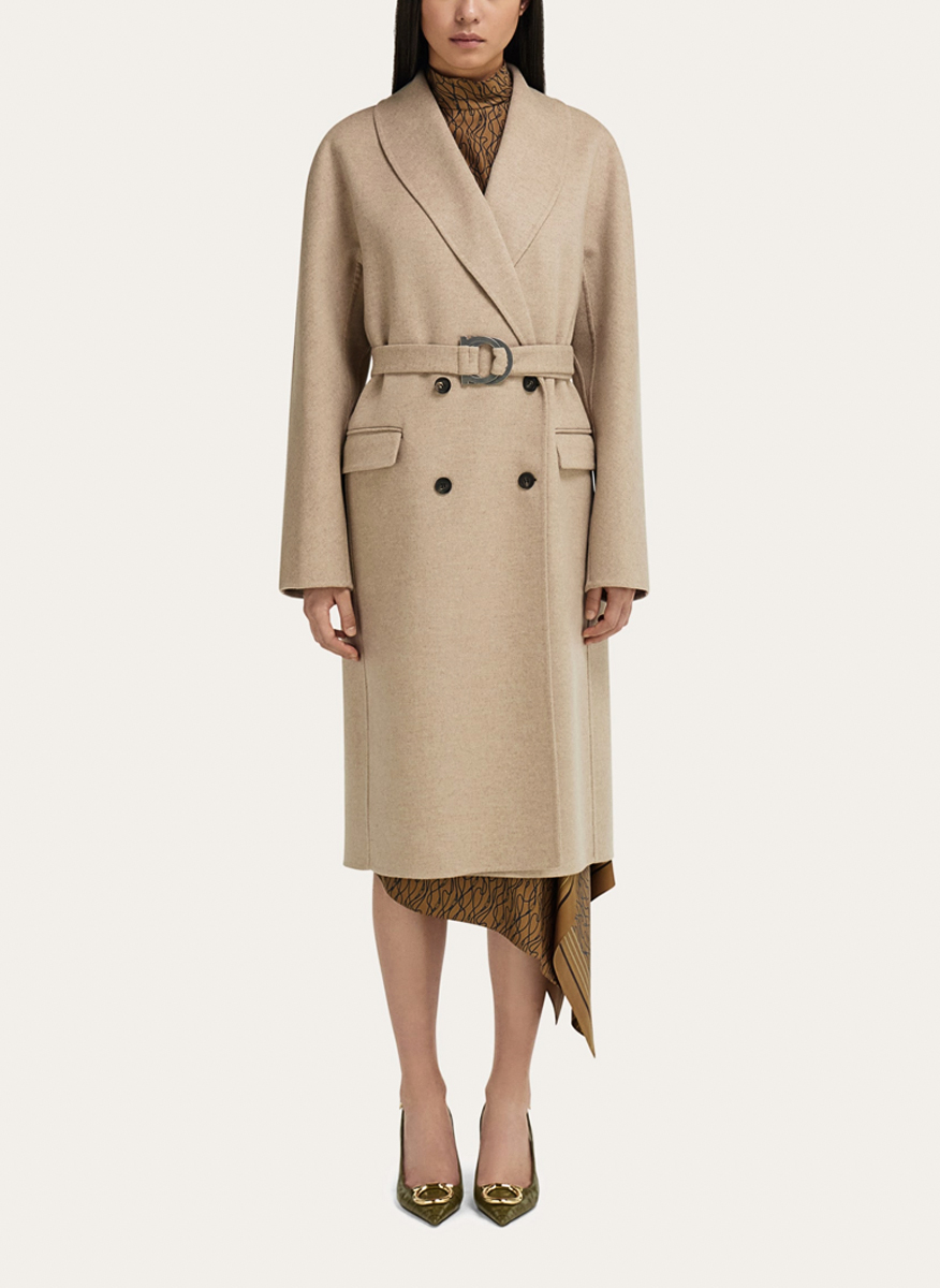 Палто от вълна и кашмир Ferragamo
