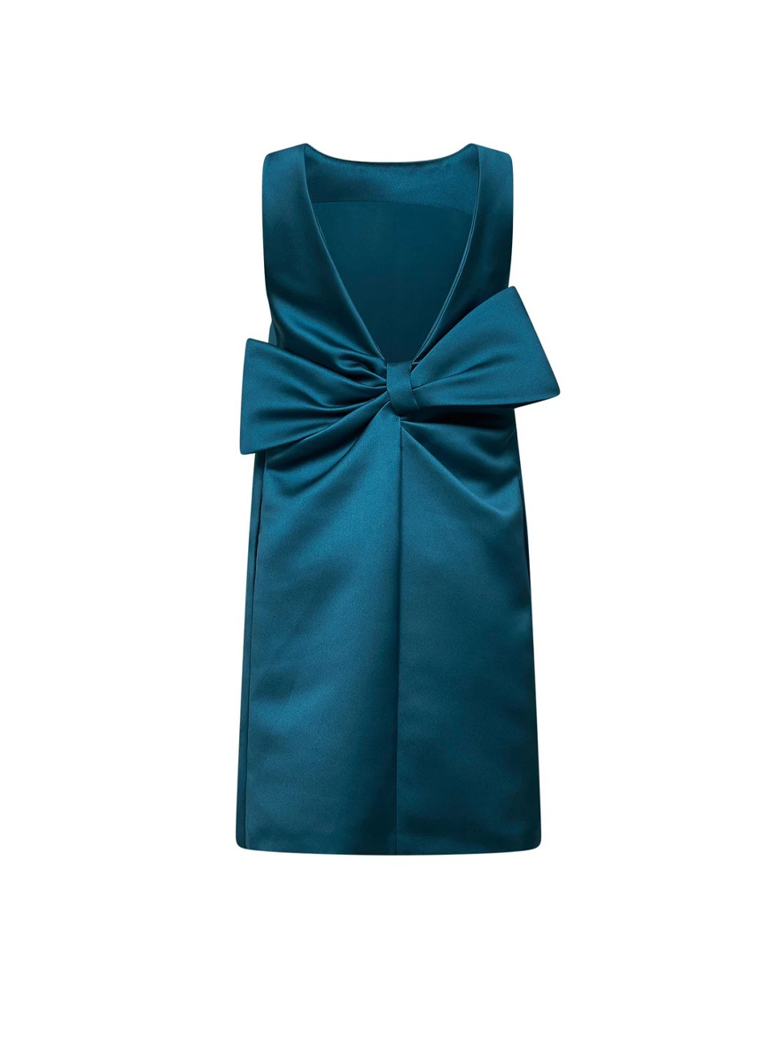 Сатенена рокля с панделка Max Mara Msescalata