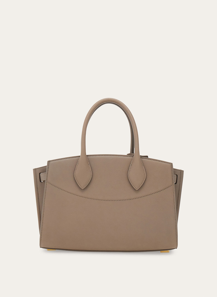 Ferragamo Studio Soft bag (M) Taupe