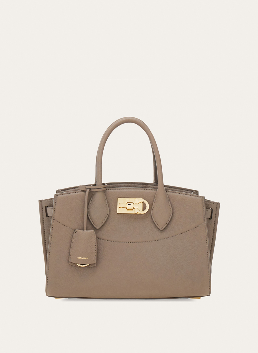 Ferragamo Studio Soft bag (M) Taupe