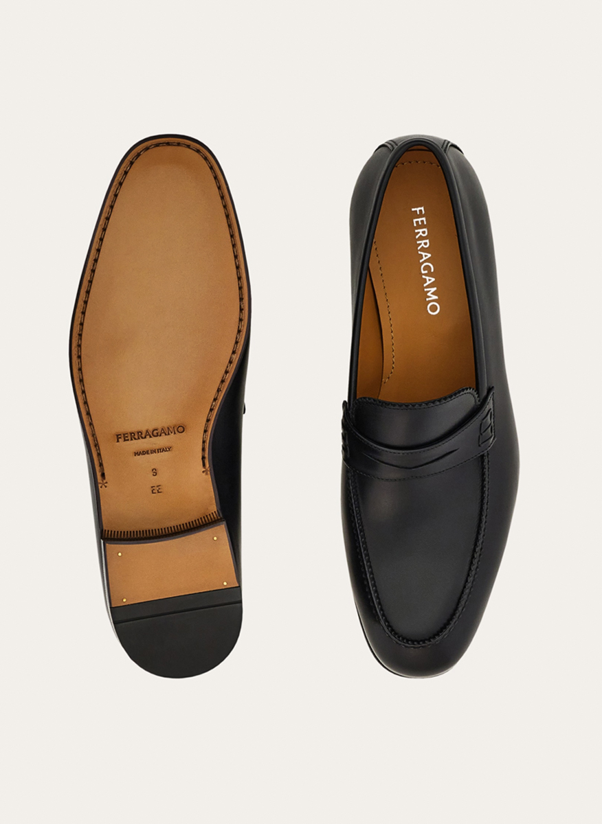 Ferragamo Penny leather loafers