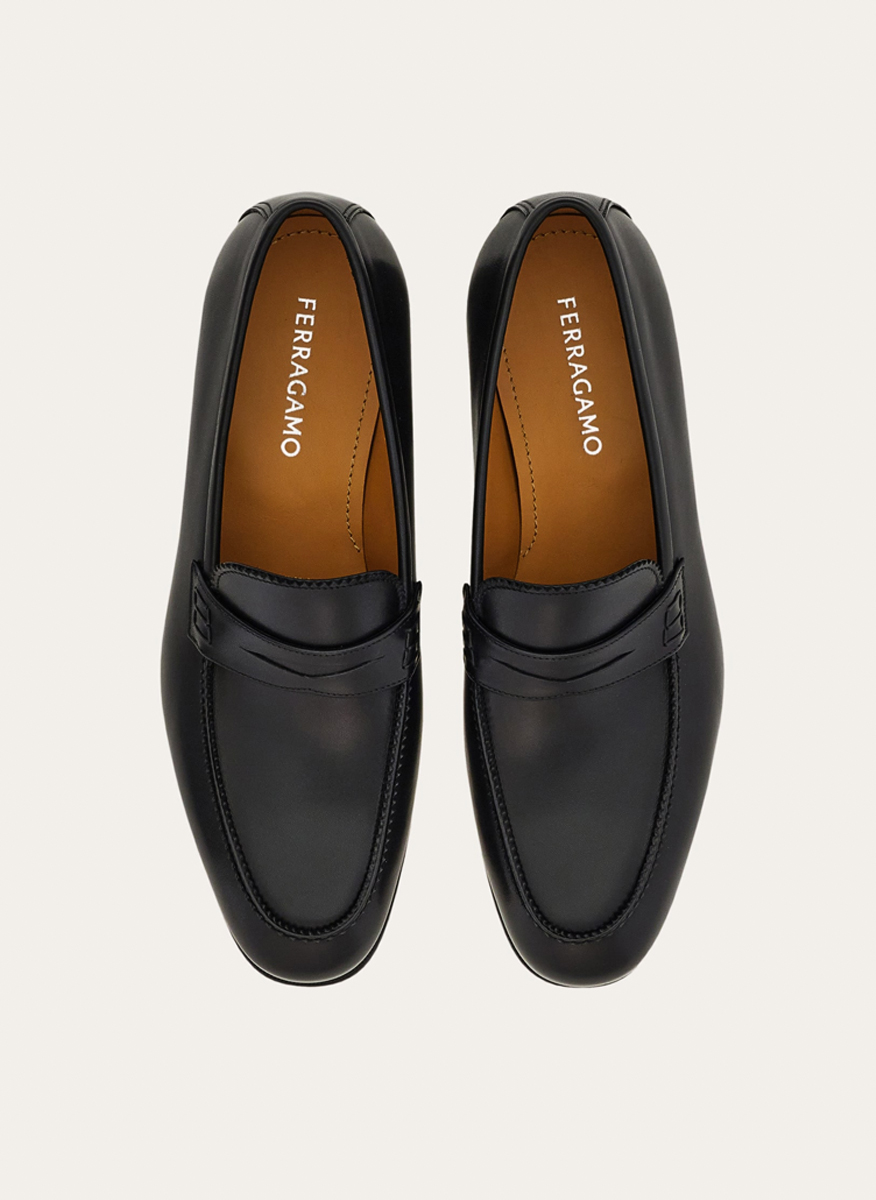 Ferragamo Penny leather loafers