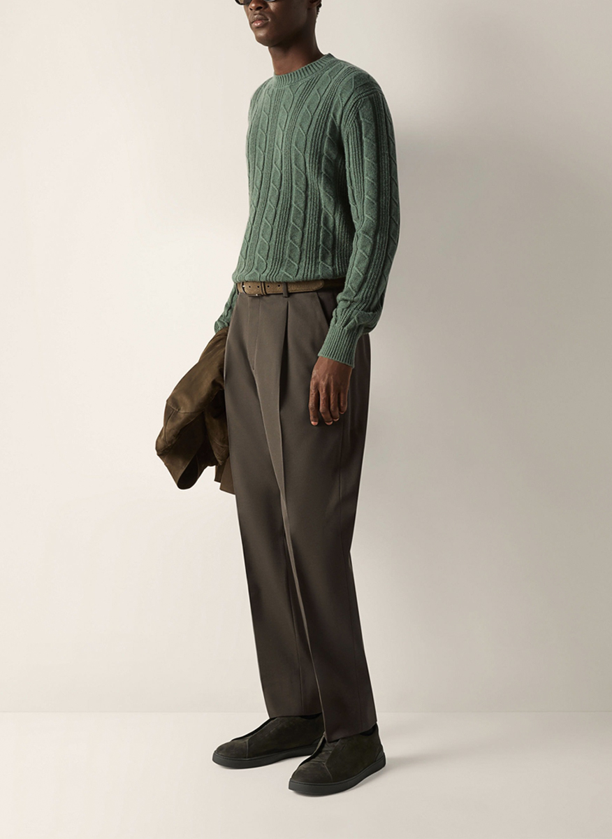 Пуловер от кашмир с 3D дизайн Zegna