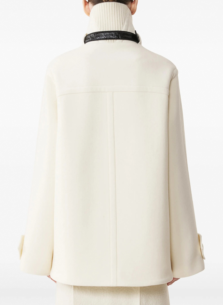 Късо палто от вълна Lanvin