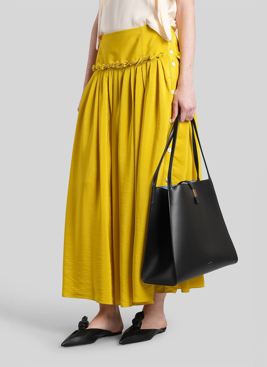Дълга пола с плисиран дизайн Lanvin