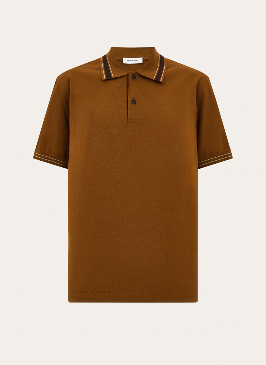 Памучен полошърт Ferragamo