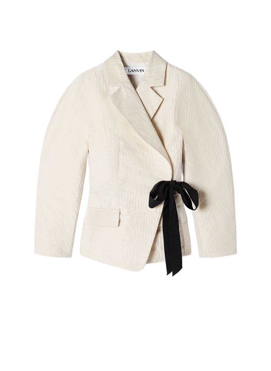 Lanvin bow blazer