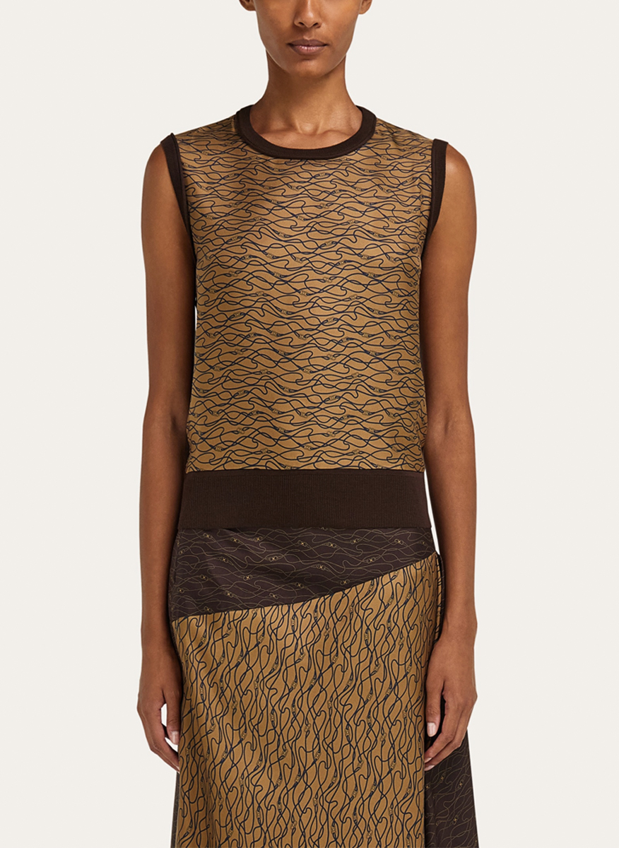 Ferragamo knnited top
