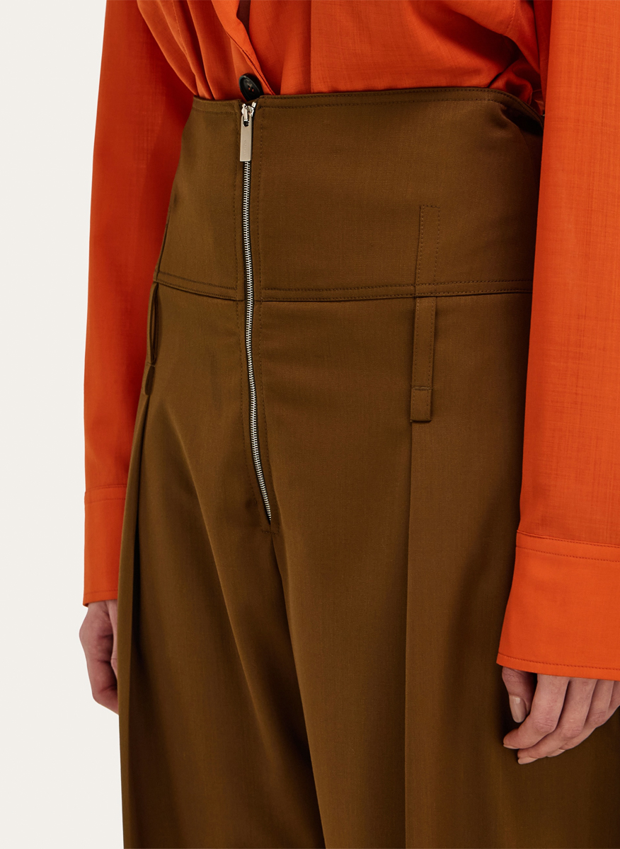 Ferragamo 'Barrel-Leg' Trousers