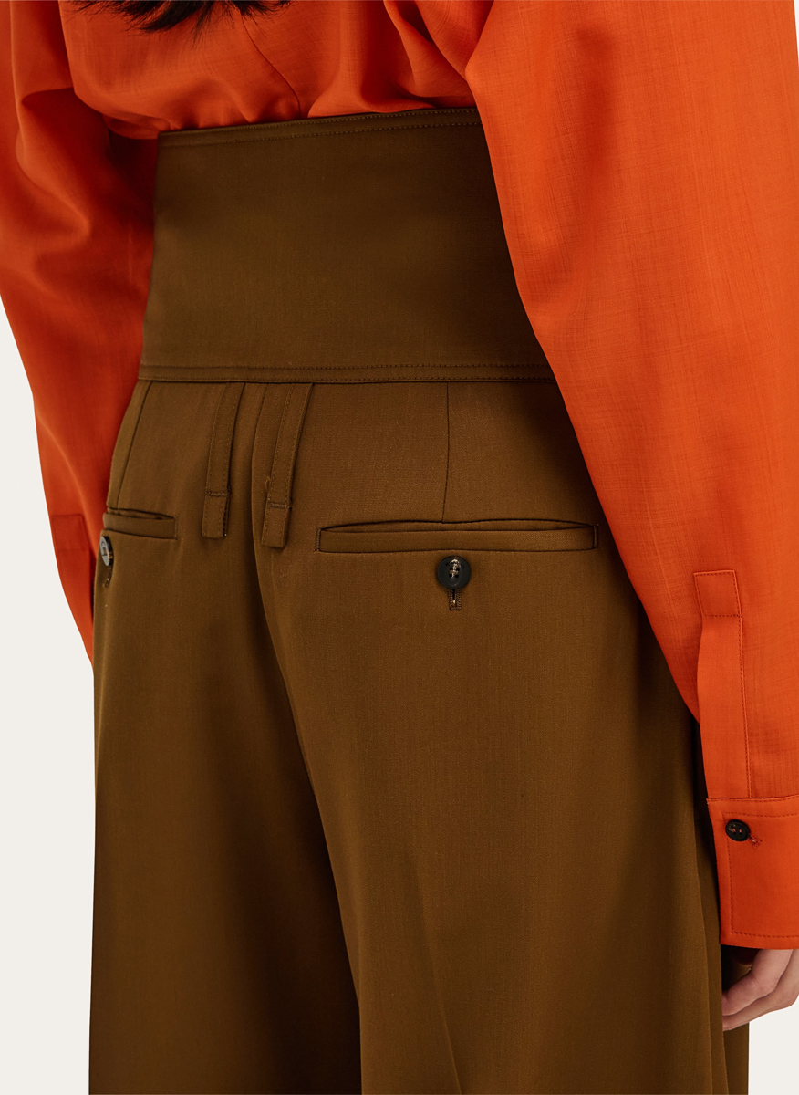 Ferragamo 'Barrel-Leg' Trousers