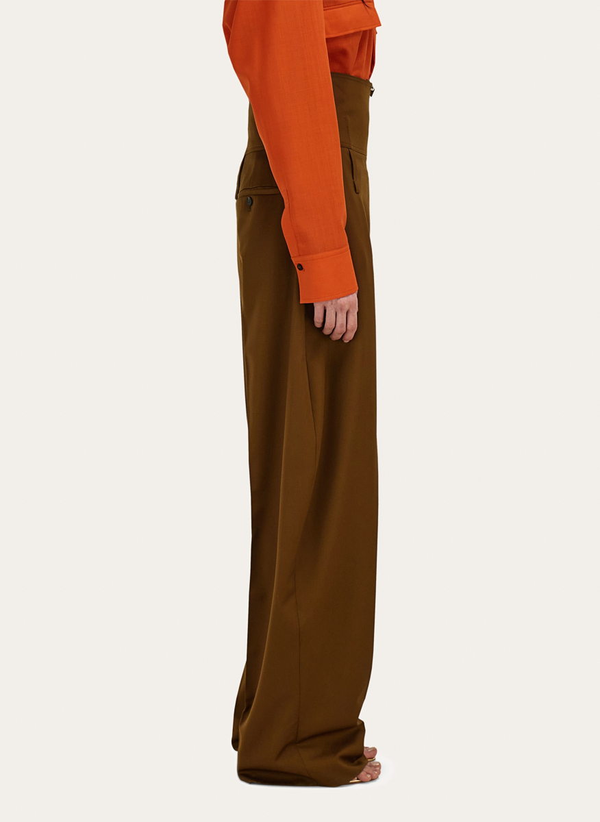 Ferragamo 'Barrel-Leg' Trousers