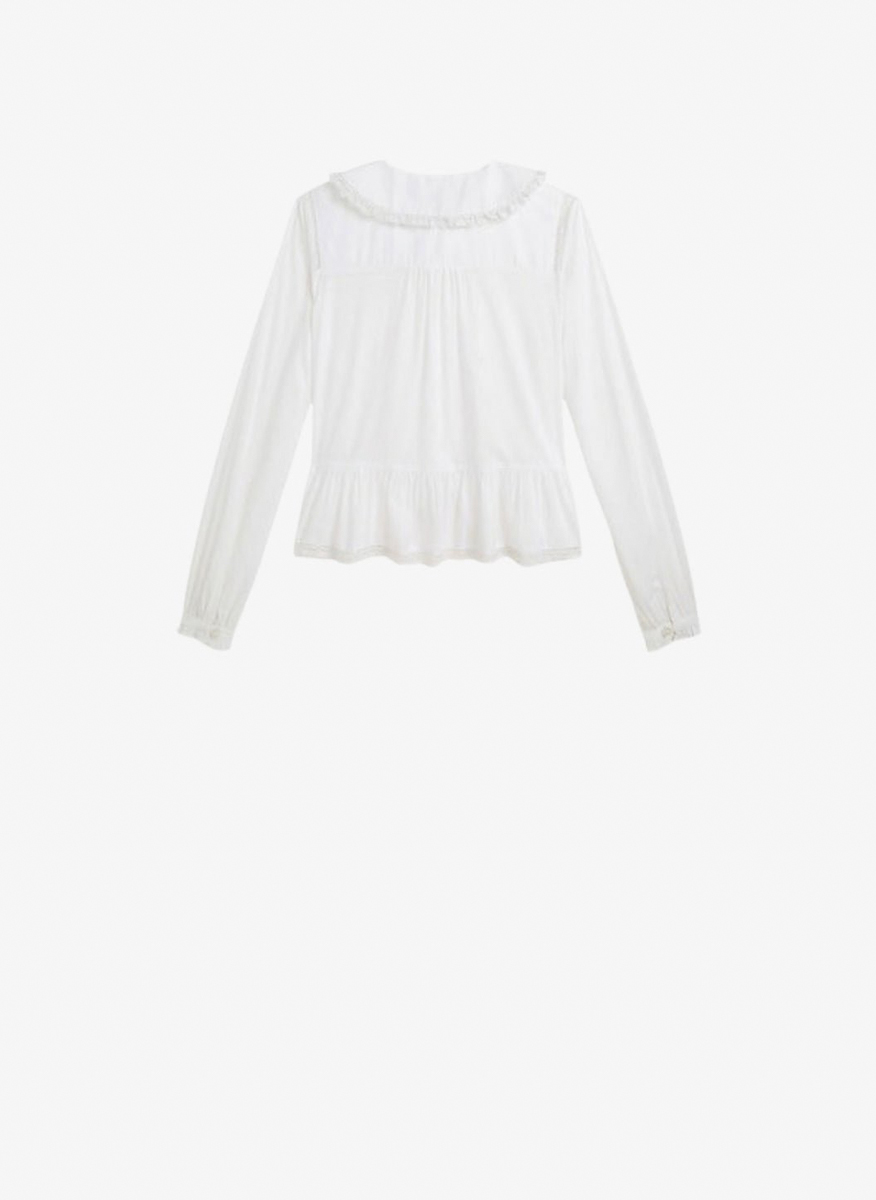 Риза с детайли от дантела Ralph Lauren Kids 2-6