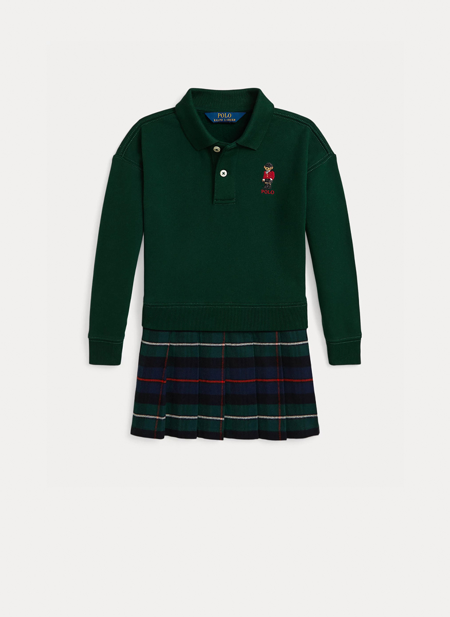 Ralph Lauren Kids 2-6 '2 in 1' dress