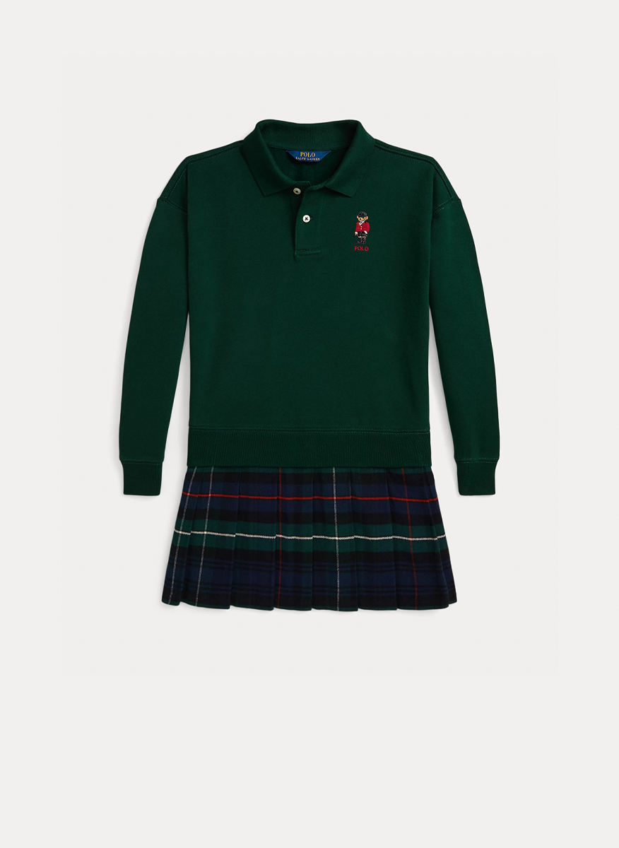 Ralph Lauren Kids 7-14 '2 in 1' dress