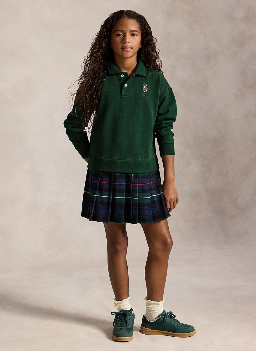 Ralph Lauren Kids 7-14 '2 in 1' dress