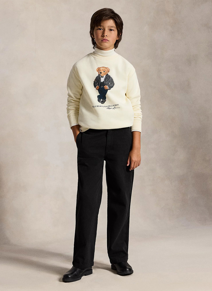 Суитшърт с принт 'Polo Bear' Ralph Lauren Kids 7-14