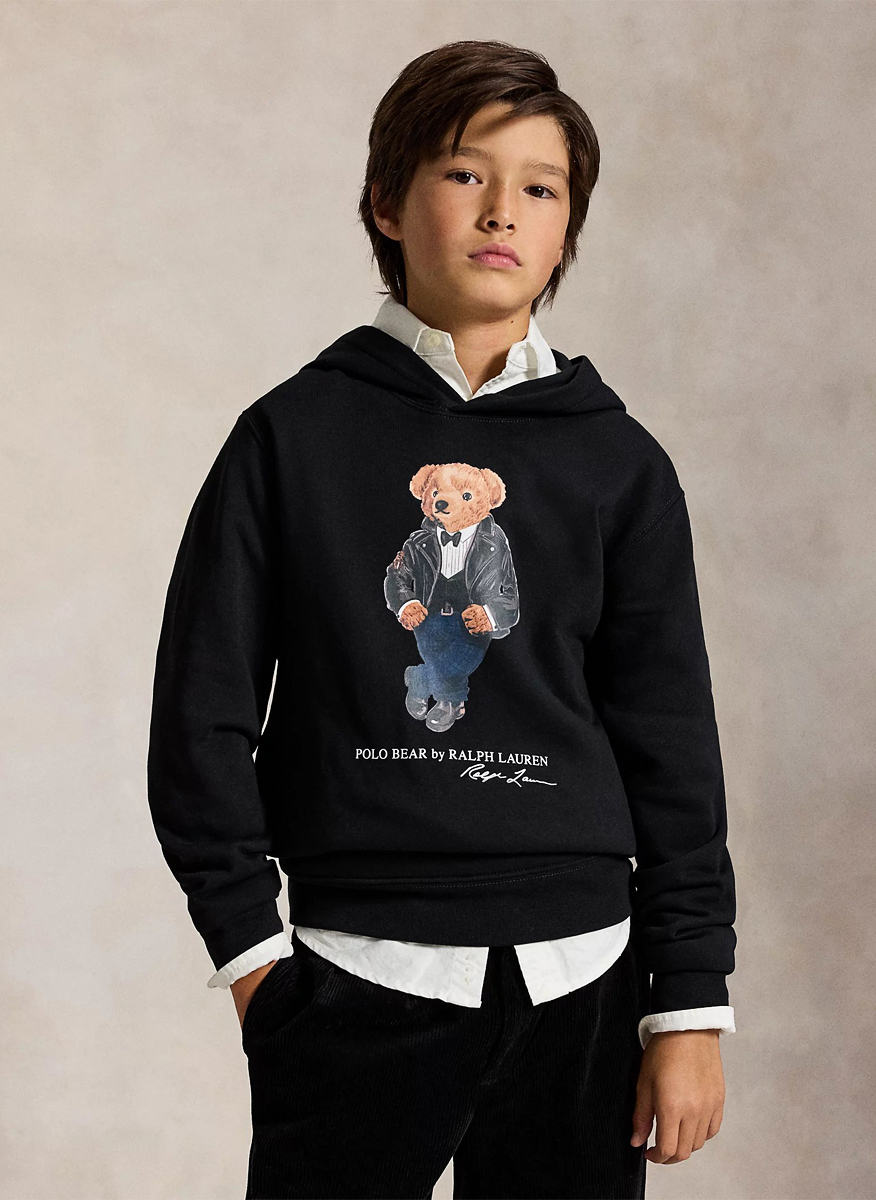 Суитшърт с качулка 'Polo Bear' Ralph Lauren Kids 7-14