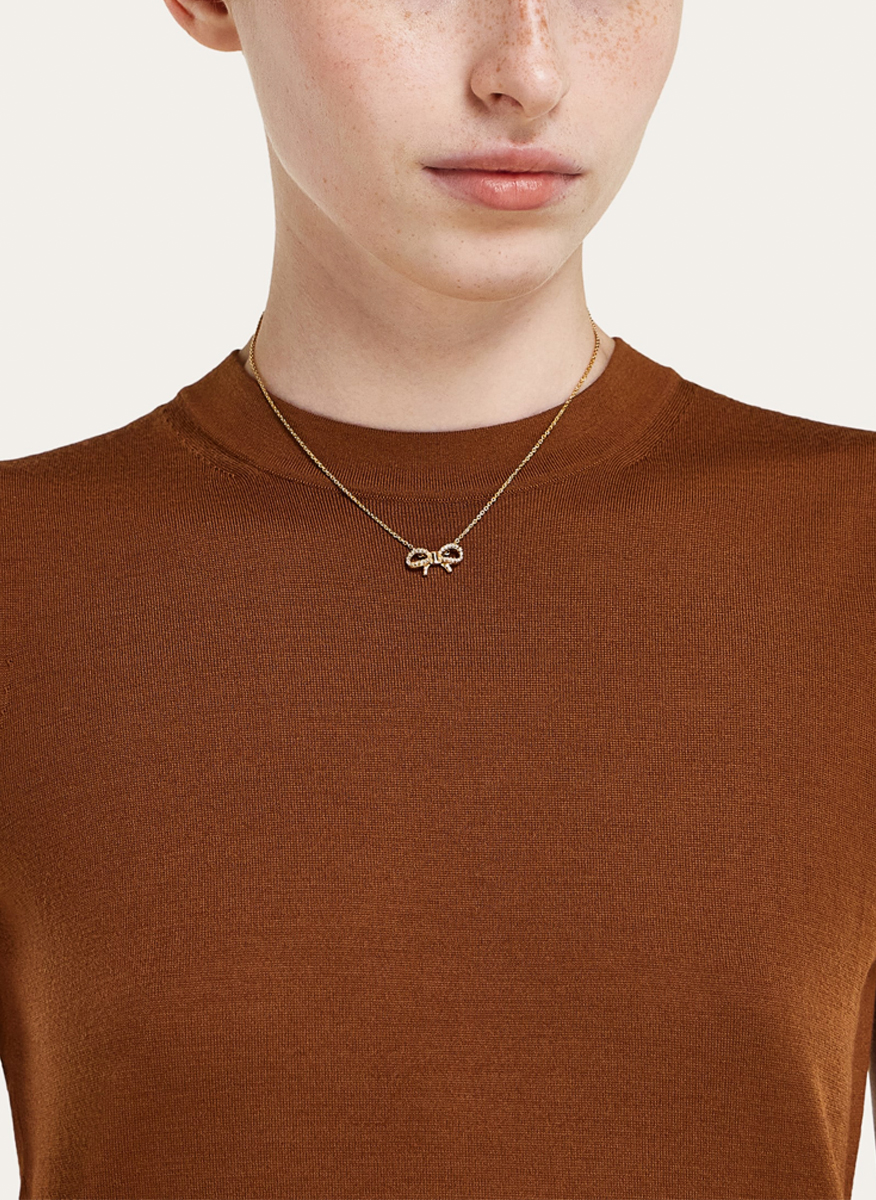 Колие с висулка 'bow' Ferragamo
