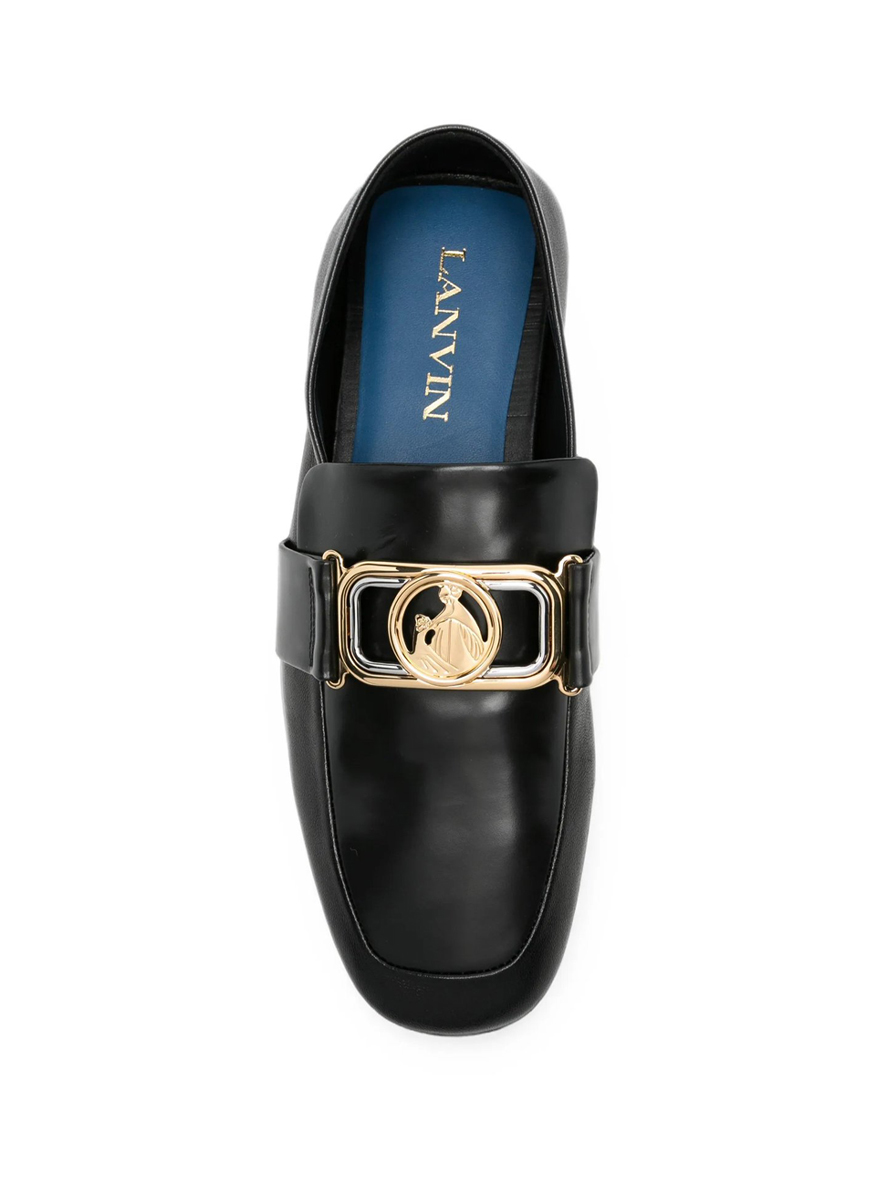 Кожени мокасини Lanvin