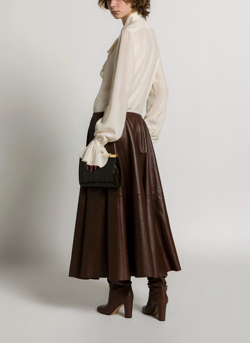Блуза с коприна 'Romantic touch' Alberta Ferretti
