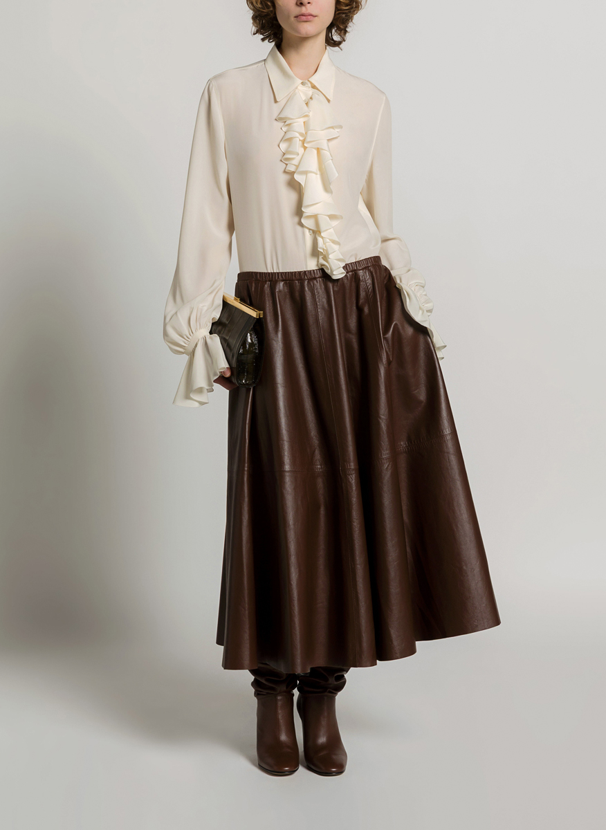 Блуза с коприна 'Romantic touch' Alberta Ferretti