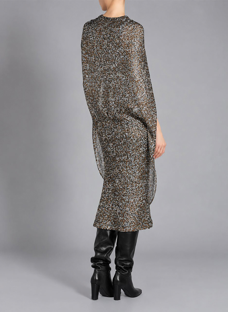 Рокля с пайети 'Cape effect' Alberta Ferretti