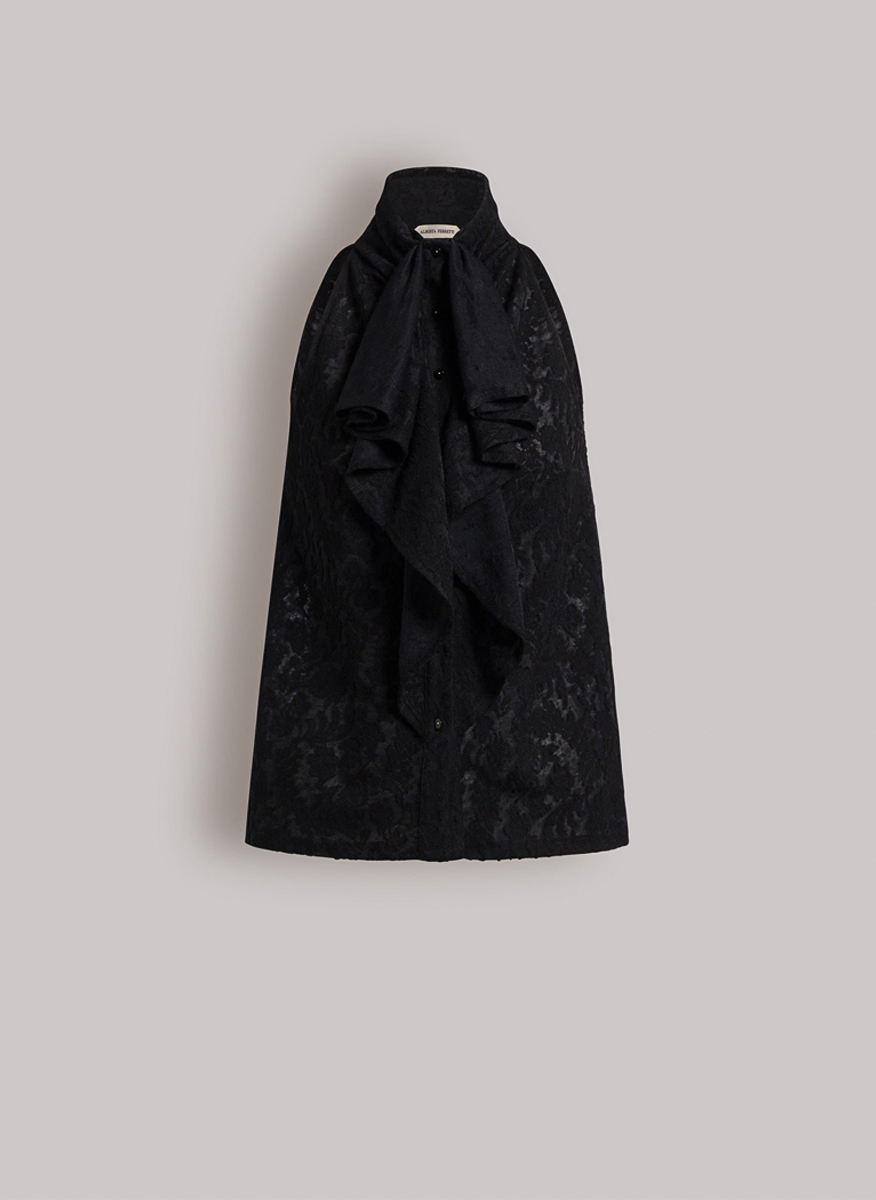 Топ от дантела Alberta Ferretti