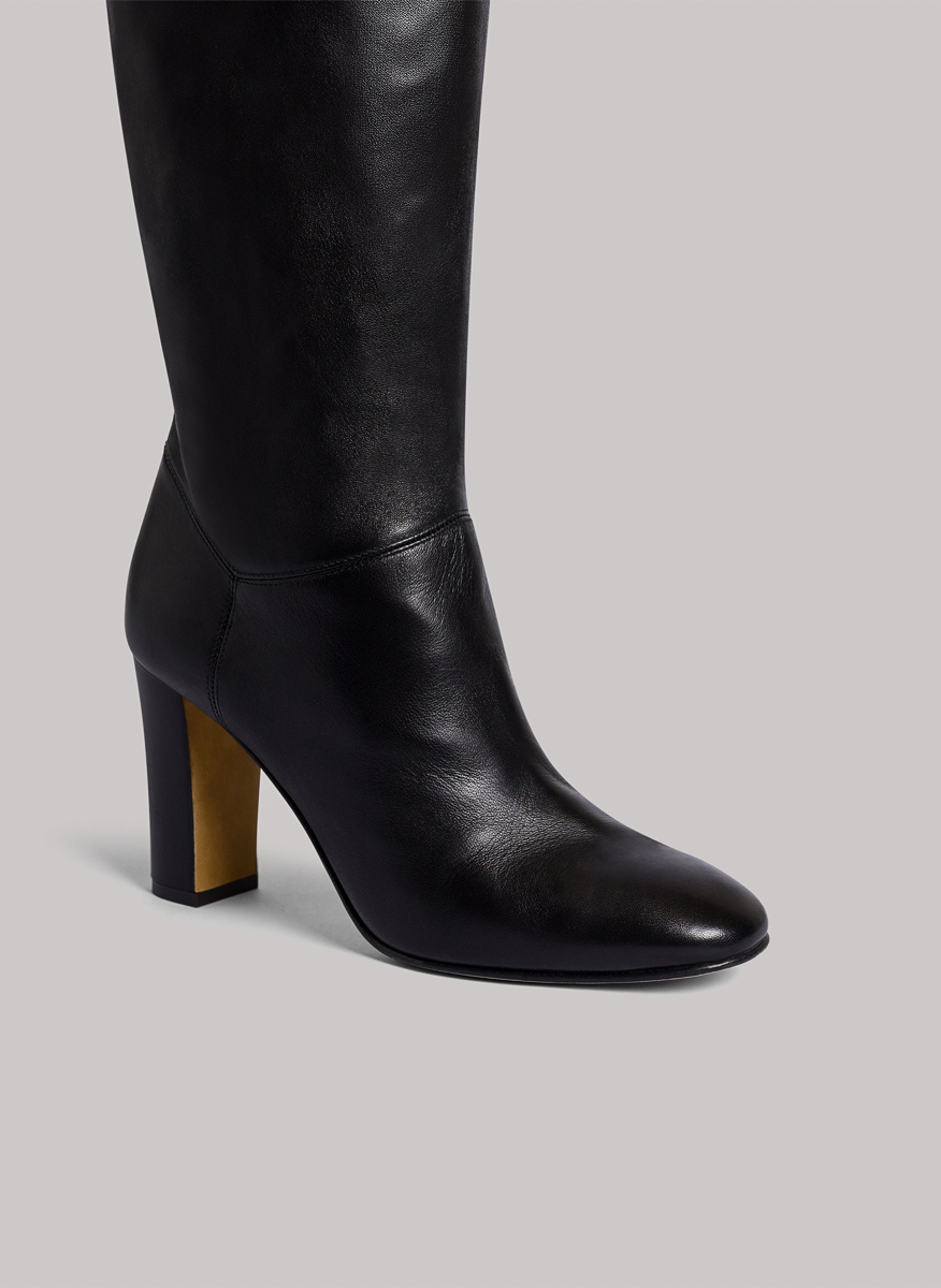 Ботуши от естествена кожа Alberta Ferretti