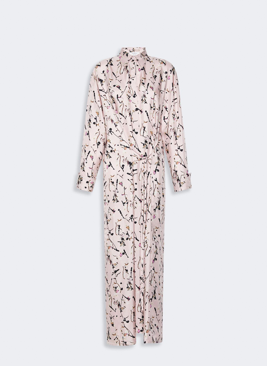 Дълга копринена рокля Sportmax Spxgleba
