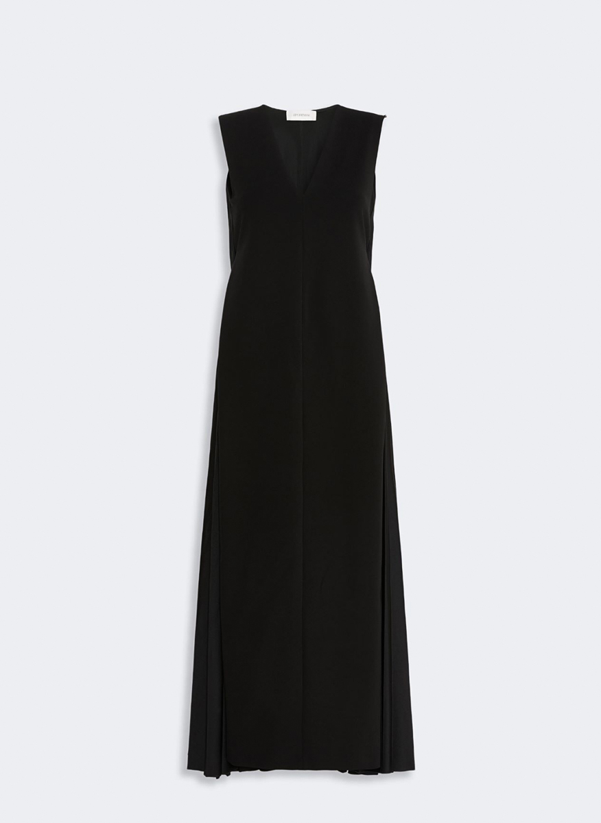 Дълга рокля с плисиран дизайн Sportmax Spxadesso