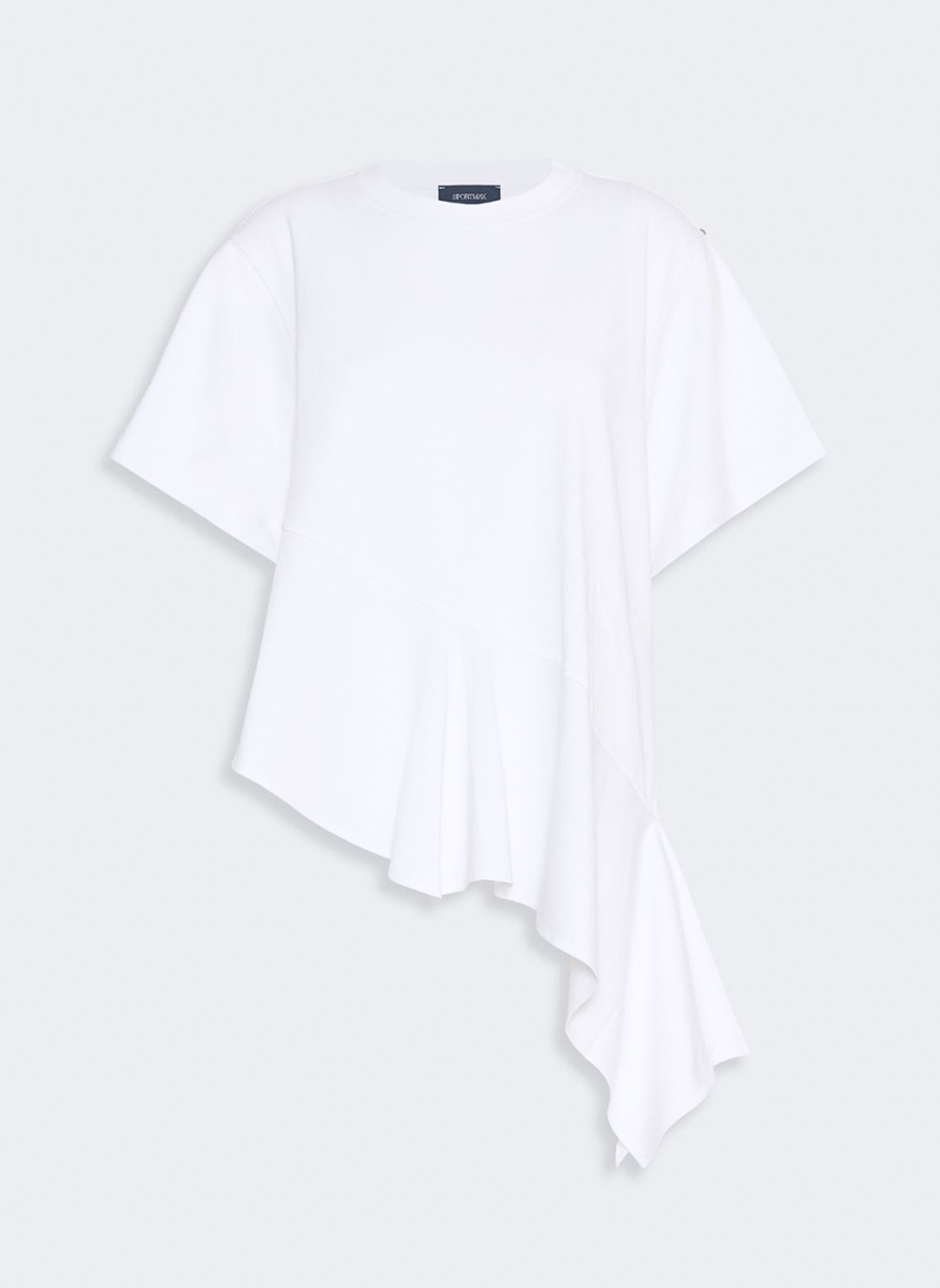 Sportmax Spdtacco asymmetrical T-shirt