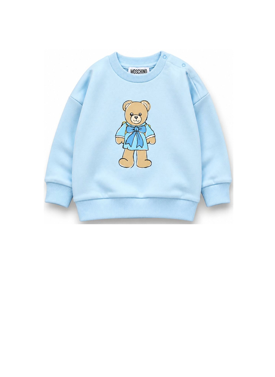 Суитшърт с `Teddy` принт Moschino Kids