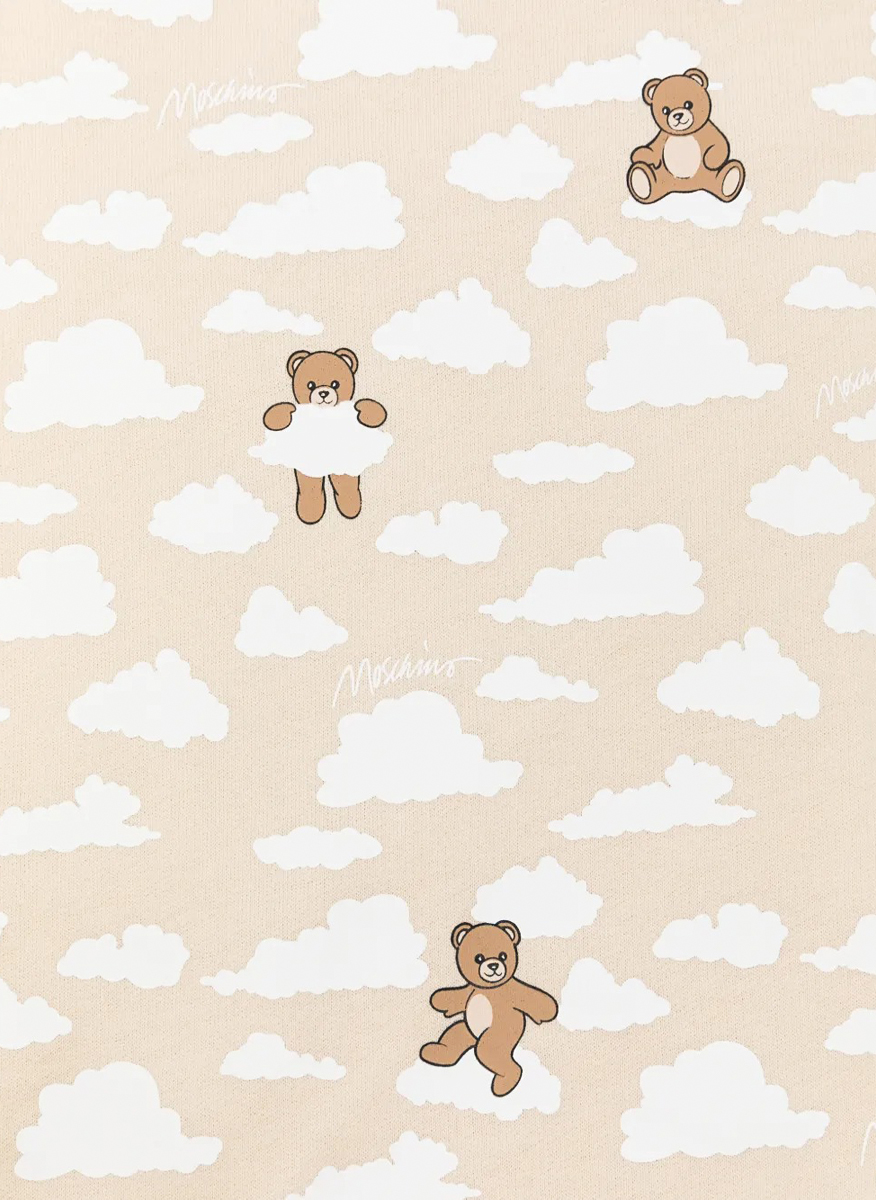 Памучно одеало с принт 'Teddy Bear' Moschino