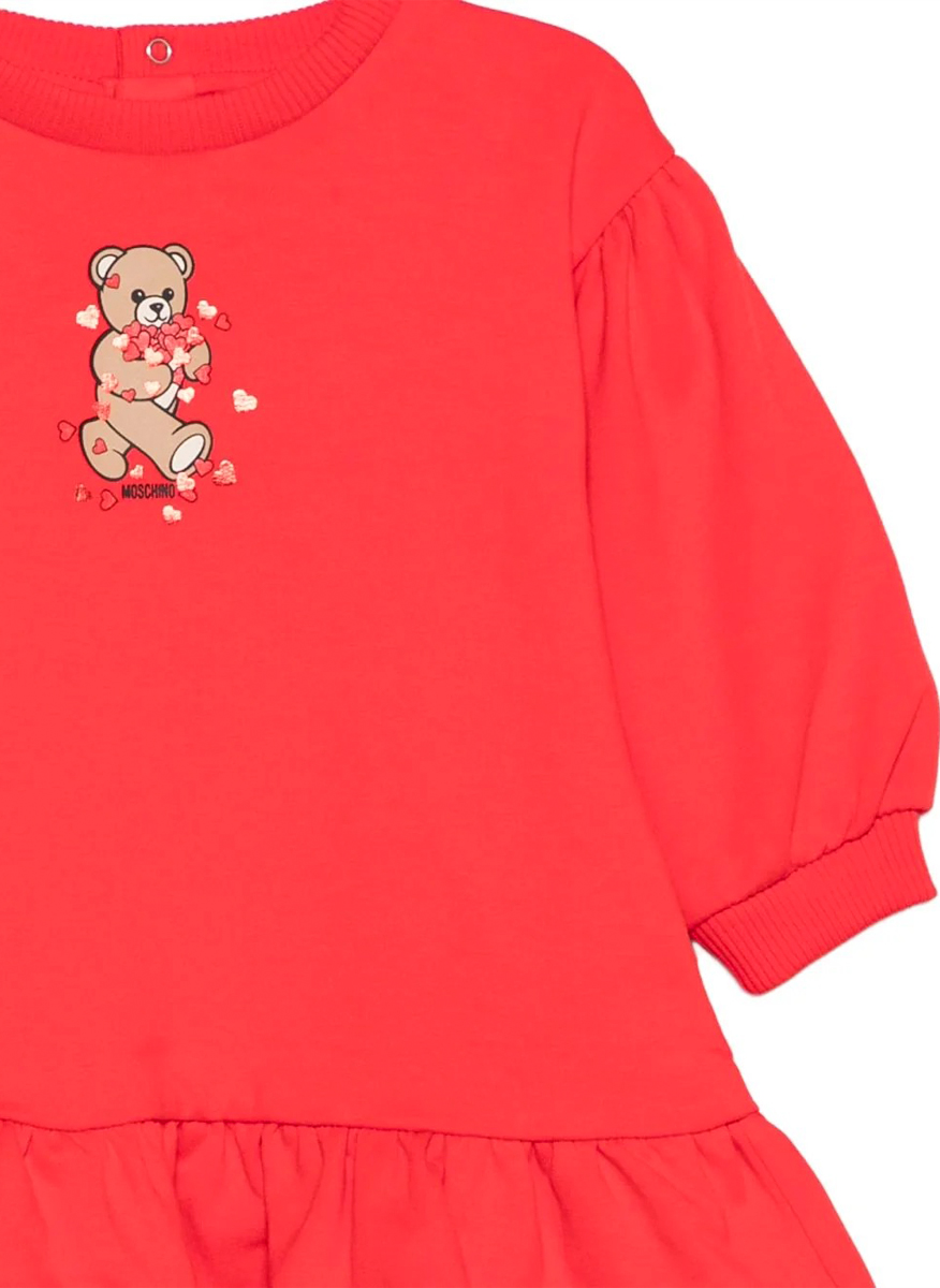 Moschino Kids Teddy Bear-print dress